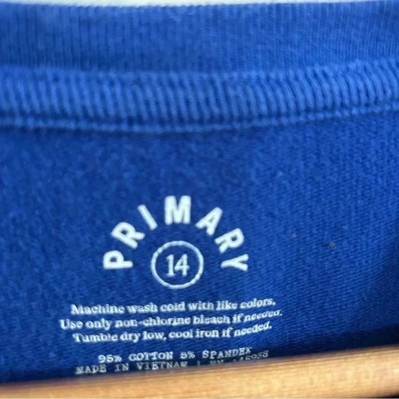 GUC Primary brand size 14 sweatshirt tunic in a beautiful royal blue. Comfy - Picture 6 of 6